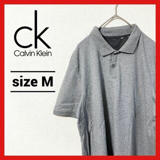 カルバンクライン(Calvin Klein)の90s 古着 カルバンクライン 半袖ポロシャツ トップス M (ポロシャツ)