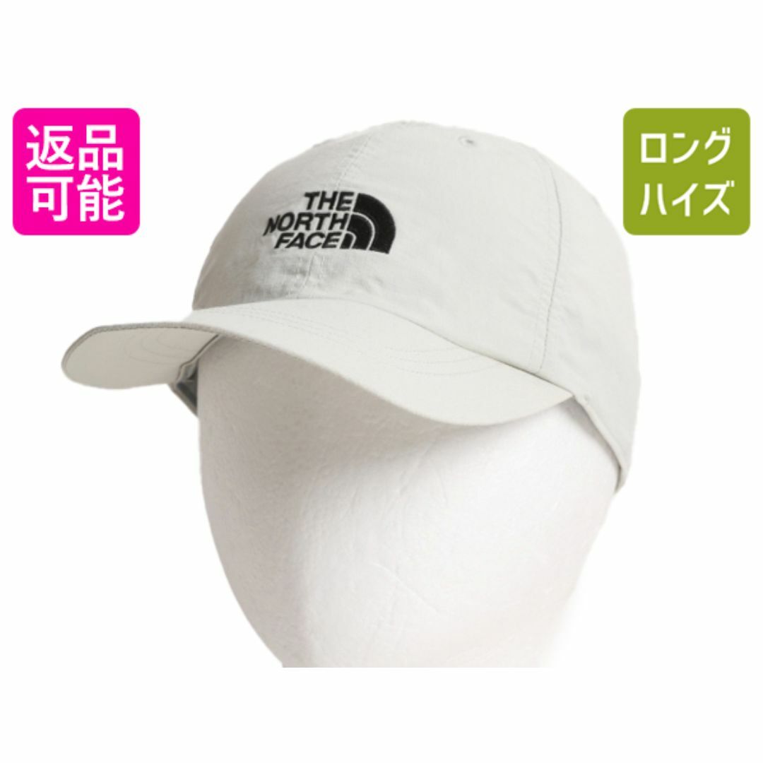 THE NORTH FACE(ザノースフェイス)のデッドストック ノースフェイス ナイロン ベースボール キャップ フリーサイズ 未使用 帽子 ロゴ刺繍 ワンポイント アウトドア トラッカー メンズの帽子(キャップ)の商品写真