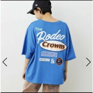 ロデオクラウンズワイドボウル(RODEO CROWNS WIDE BOWL)の新品未使用タグ付ロデオクラウンズワイドボウルOLMixbigVネックTシャツ(Tシャツ(半袖/袖なし))