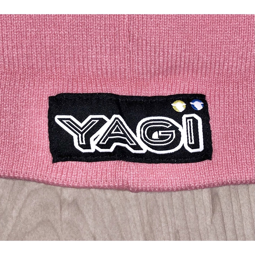 KANGOL(カンゴール)の美品 KANGOL YAGI ビーニー ニットキャップ うさ耳 ラビット ピンク レディースの帽子(ニット帽/ビーニー)の商品写真