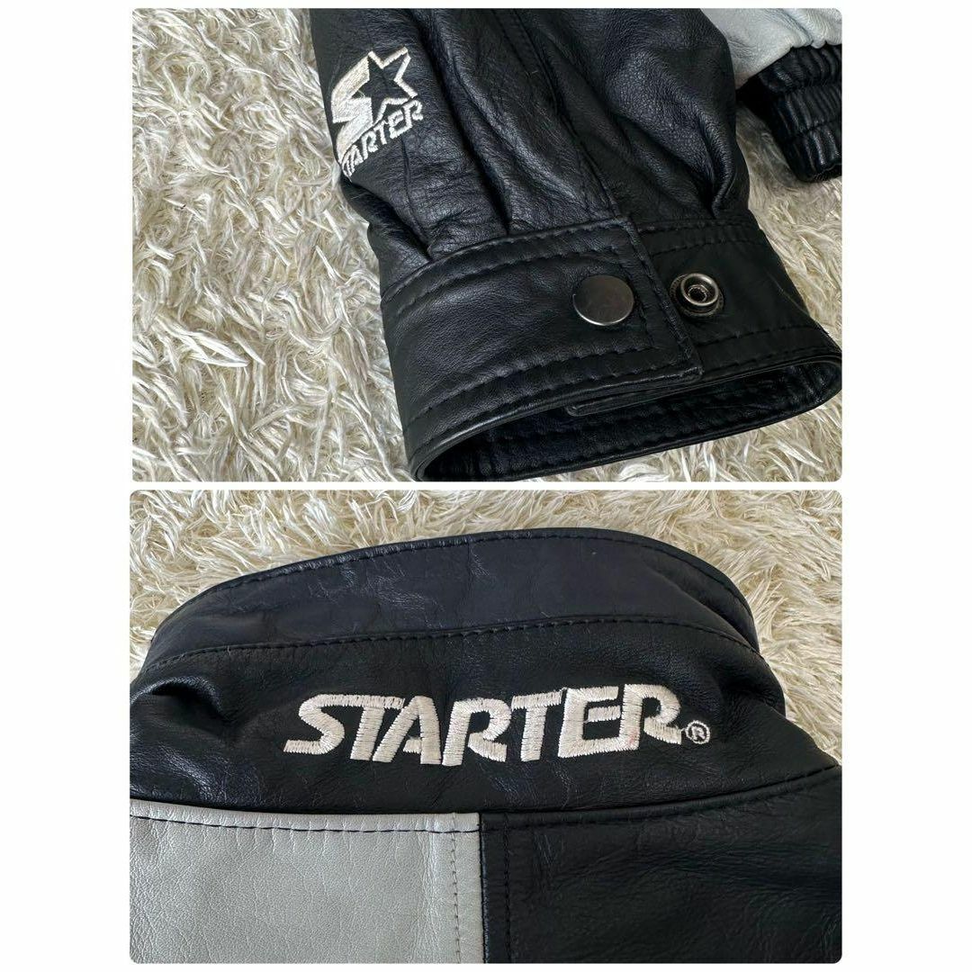 STARTER - STARTER 刺繍 ジョージタウン・ホヤス 本革 レザー STARTER - STARTER 刺繍 ジョージタウン・ホヤス 本革 レザー