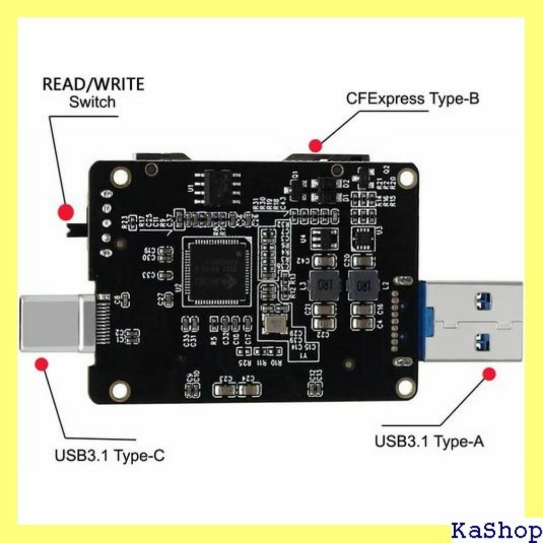 NFHK USB3.1 Type-C & Type-A F リーカード 1822 スマホ/家電/カメラのスマホ/家電/カメラ その他(その他)の商品写真