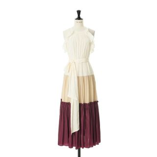 ハーリップトゥ(Her lip to)のColor Blocking Belted Long Dress(ロングワンピース/マキシワンピース)