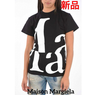 マルタンマルジェラ(Maison Martin Margiela)の新品 メゾンマルジェラ Tシャツ  ブラック 日本サイズS相当(Tシャツ(半袖/袖なし))