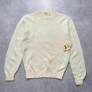 ヴィンテージ(VINTAGE)のThe FOX デッドストック バーズアイニット クリーム JCPenney(ニット/セーター)