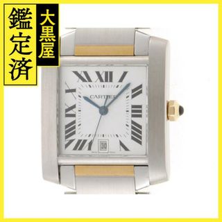 カルティエ(Cartier)のカルティエ　タンクフランセーズLM　YG/SS　男性用自動巻き時計【473】(腕時計(アナログ))