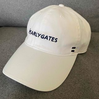 パーリーゲイツ(PEARLY GATES)のパーリーゲイツ　ゴルフ　シンプルロゴ キャップ　ホワイト　定番　ユニセックス　(その他)