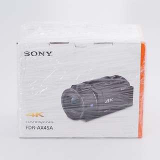 ソニー(SONY)の【未使用品】SONY ソニー 4K ビデオカメラ Handycam FDR-AX45A ブラック 内蔵メモリー64GB 光学ズーム20倍 FDR-AX45A B #9449(ビデオカメラ)