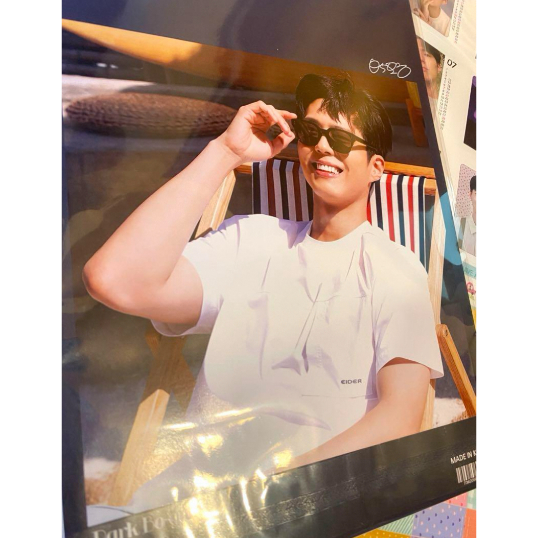 パクボゴム 韓国ドラマ グッズ カレンダー シール ポスター 写真 雲が描いた エンタメ/ホビーのタレントグッズ(アイドルグッズ)の商品写真