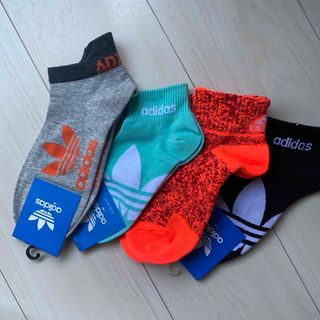 アディダス(adidas)のadidasソックス  22-25センチ  4足ペア(ソックス)