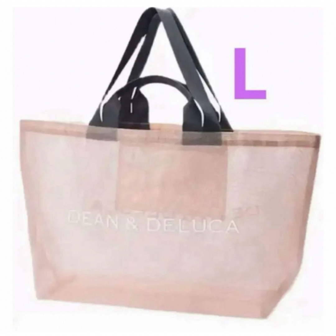 DEAN & DELUCA(ディーンアンドデルーカ)のDEAN&DELUCA メッシュトートバッグ ピンク L ディーン&デルーカ レディースのバッグ(トートバッグ)の商品写真