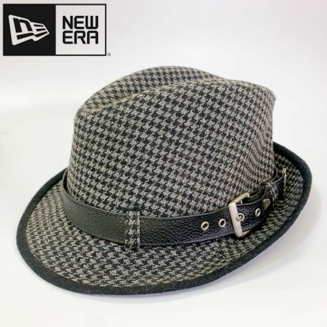 NEW ERA(ニューエラー)の3174　ニューエラ　NEW ERA　トレモントハット　メンズ　千鳥格子　ハット メンズの帽子(ハット)の商品写真