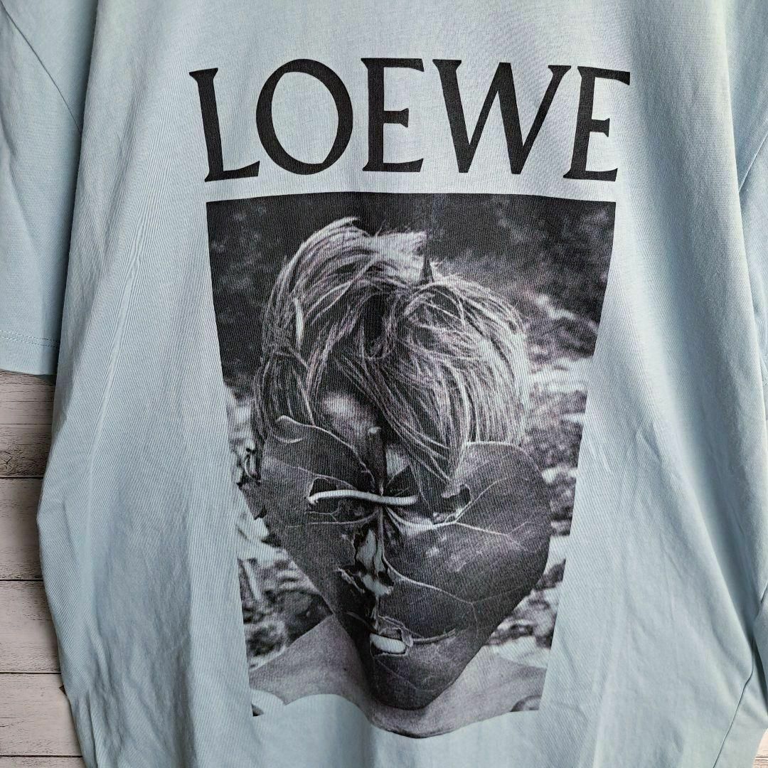 LOEWE(ロエベ)の【最高デザイン】ロエベ Tシャツ ブルー ビックロゴ メンズのトップス(Tシャツ/カットソー(半袖/袖なし))の商品写真