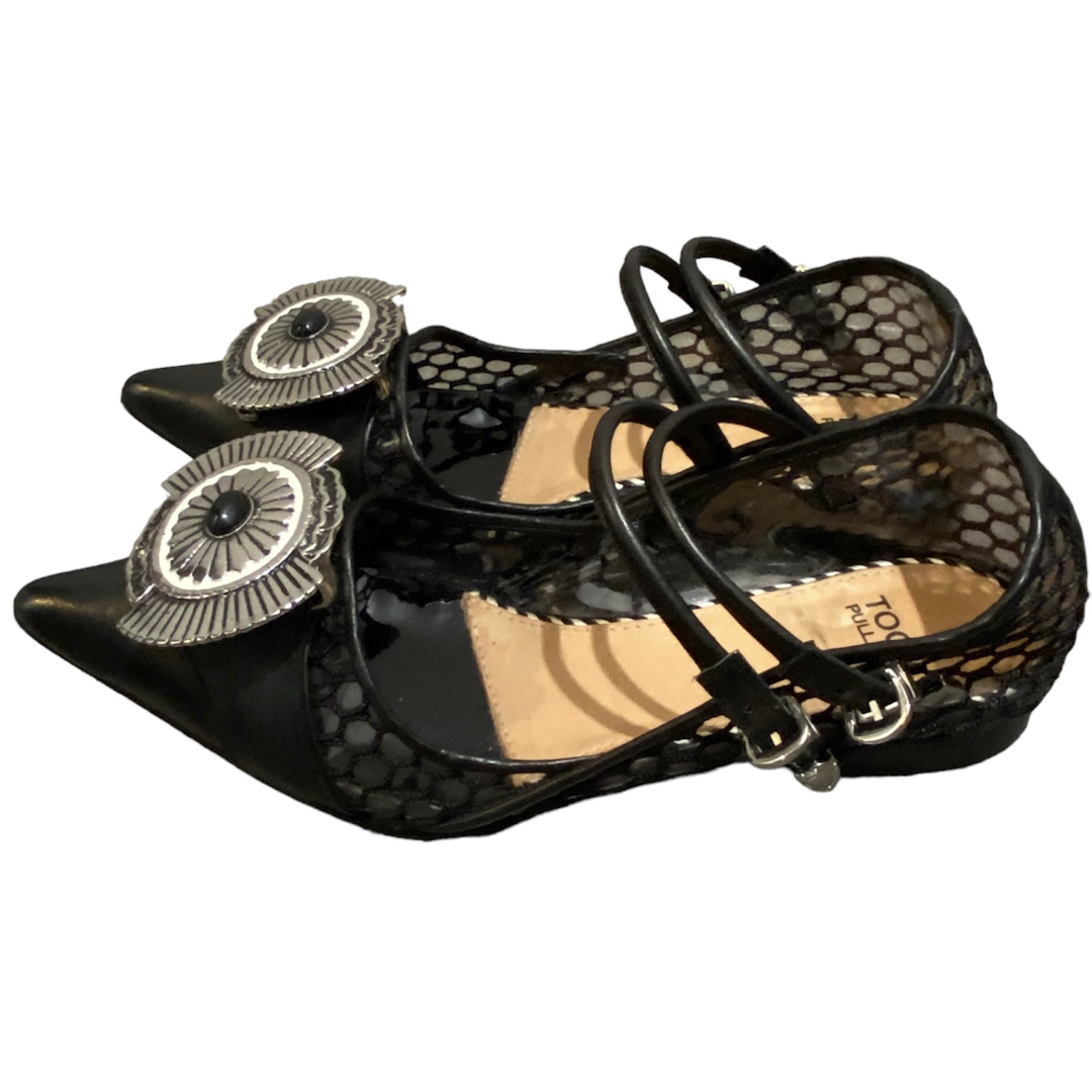 TOGA PULLA(トーガプルラ)のTOGA PULLA トーガプルラ メタル クリア メッシュ パンプス 37 レディースの靴/シューズ(ハイヒール/パンプス)の商品写真