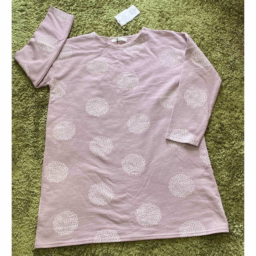 新品　ロングTシャツ　チュニック　 レディースのトップス(チュニック)の商品写真