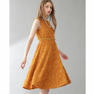 ジルスチュアート(JILLSTUART)のカットジャガードワンピース 　JILLSTUART(ひざ丈ワンピース)