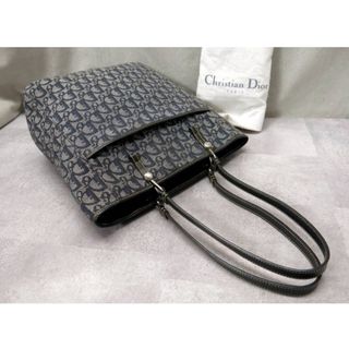 クリスチャンディオール(Christian Dior)の本物！廃盤超レア！未使用ディオールトロッター●トート バッグ●グレー 紺●A4(トートバッグ)