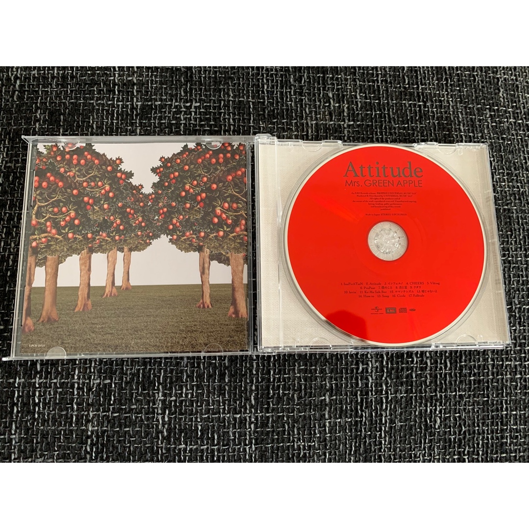 Mrs. GREEN APPLE Attitude  CD エンタメ/ホビーのCD(ポップス/ロック(邦楽))の商品写真