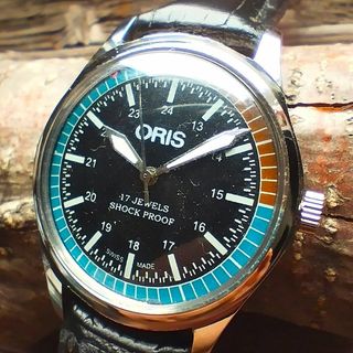 オリス(ORIS)の●美品！●オリス■ORIS 手巻き機械式ヴィンテージメンズ腕時計アンティーク即納(腕時計(アナログ))