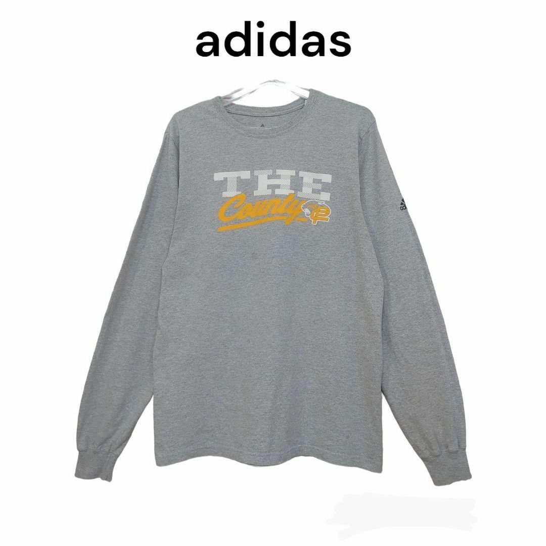 adidas(アディダス)のadidas　アディダス　ロンT　長袖　古着　THE Caunty メンズのトップス(Tシャツ/カットソー(七分/長袖))の商品写真