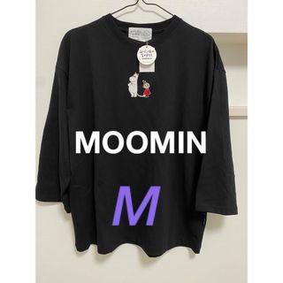 ムーミン(MOOMIN)の新品　レディース　MOOMIN ムーミン　７部袖　長袖Tシャツ　Mサイズ (Tシャツ(長袖/七分))