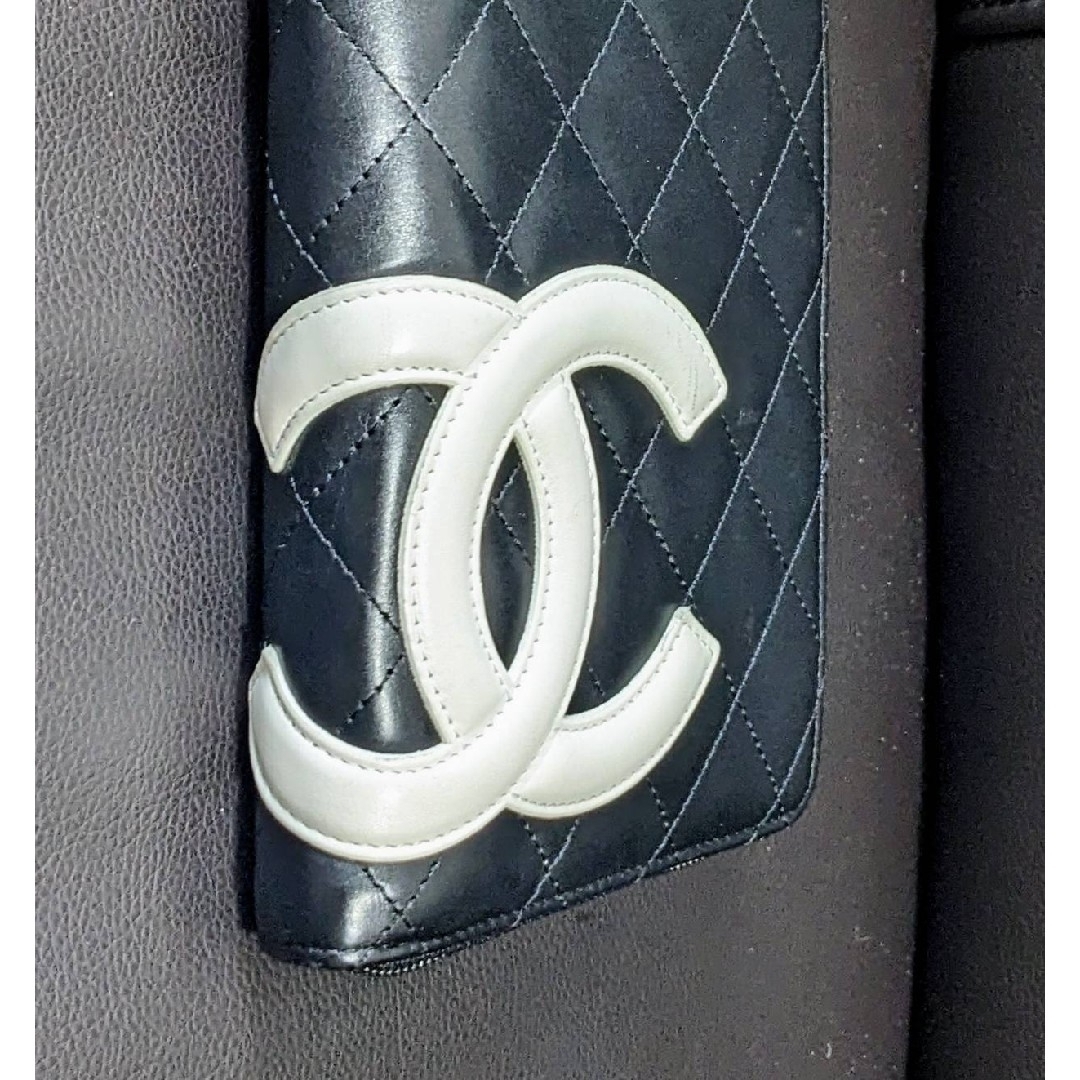 CHANEL(シャネル)の超美品！レアなカンボンラインオーガナイザー ラウンドファスナー長財布☆ レディースのファッション小物(財布)の商品写真