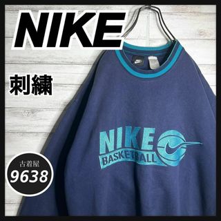 ナイキ(NIKE)の【入手困難!!】ナイキ ✈︎刺繍ロゴ ゆるだぼ 白タグ 裏起毛 トレーナー(スウェット)