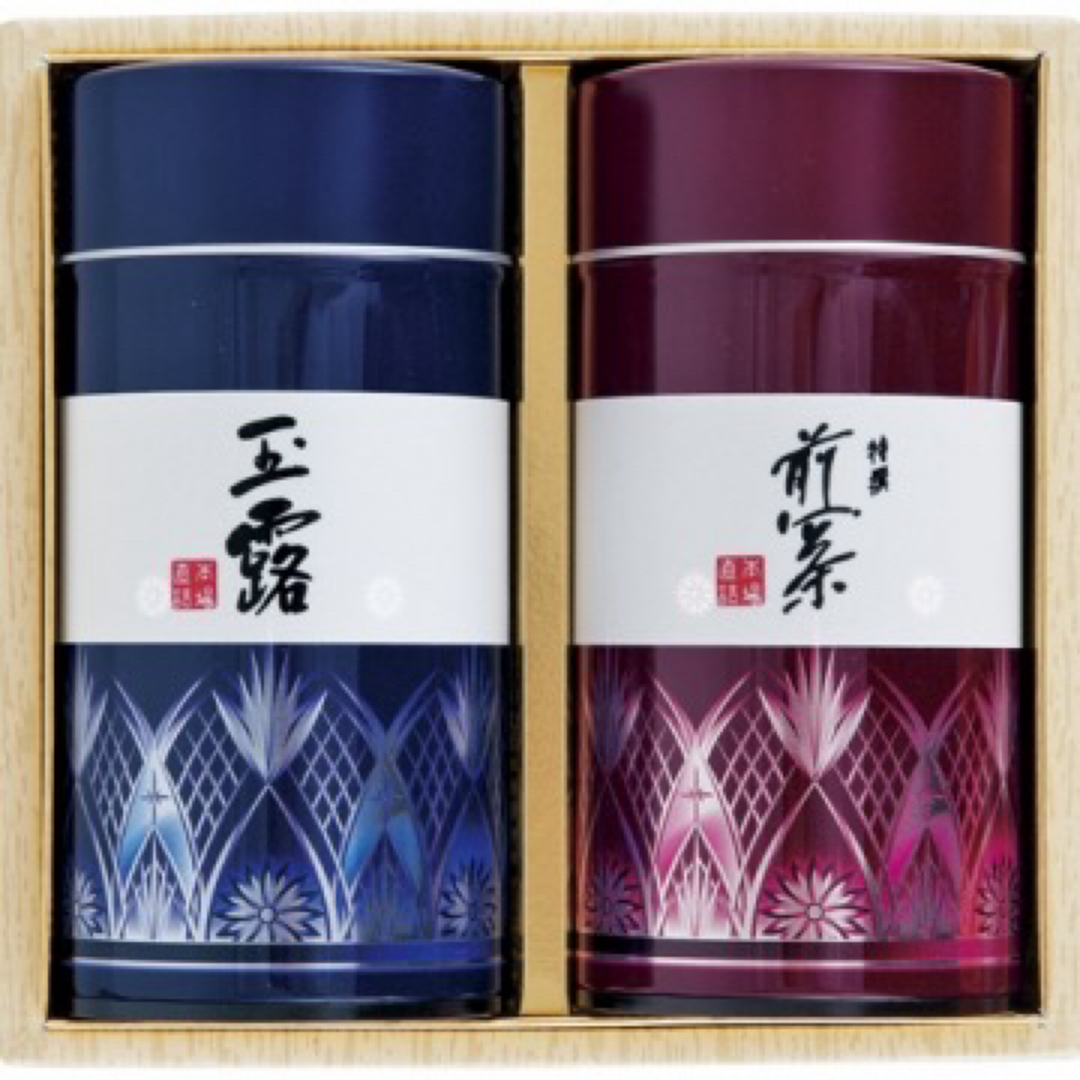 宇治田原製茶場 茶の間　玉露 煎茶 緑茶　国産　160g×2缶 食品/飲料/酒の飲料(茶)の商品写真