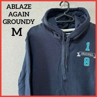 【希少】ABLAZE AGAIN GROUNDY 長袖スウェットパーカー 刺繍(パーカー)