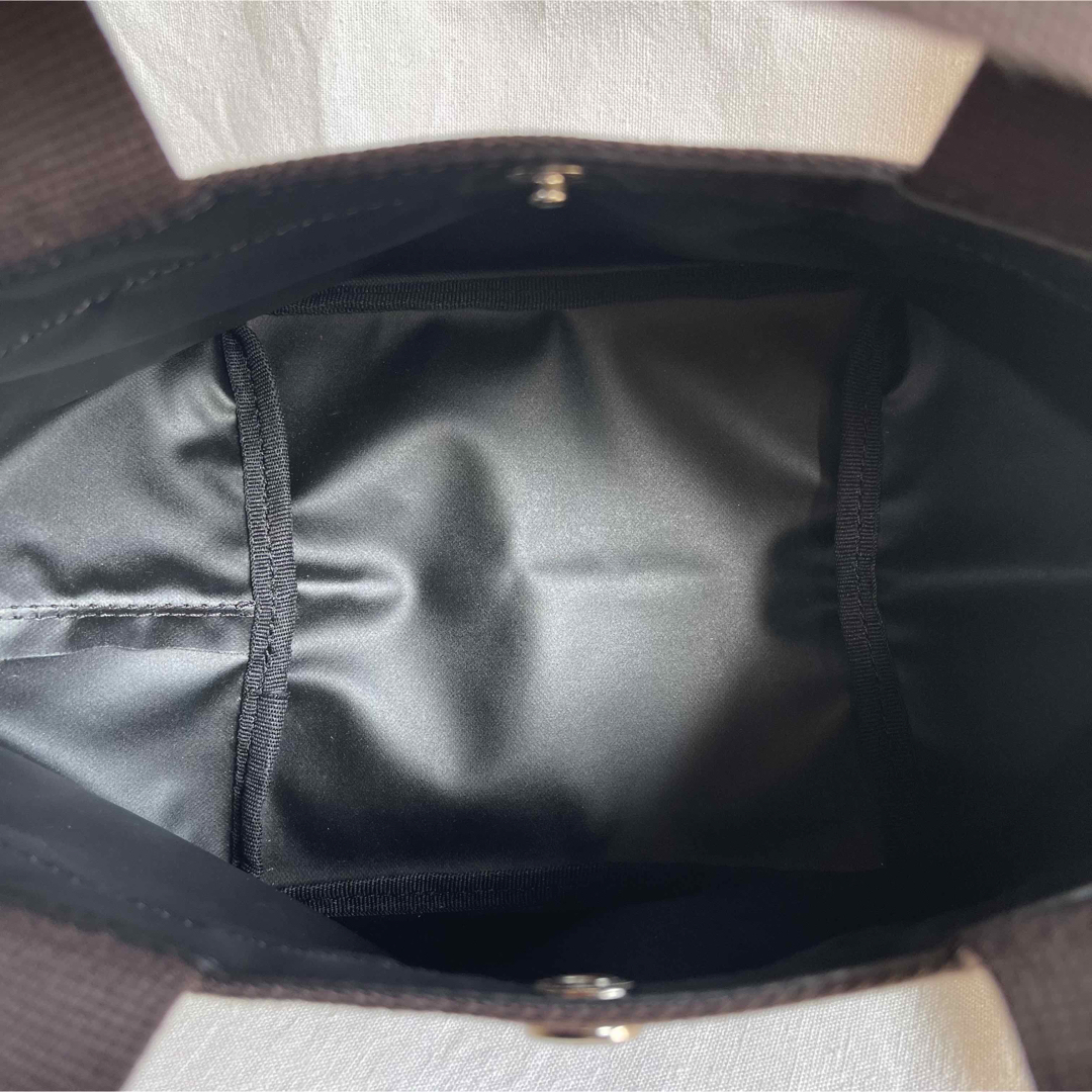 Herve Chapelier(エルベシャプリエ)の美品 エルベシャプリエ 701C モカ×モカ トートバッグ  コーデュラ レディースのバッグ(ハンドバッグ)の商品写真