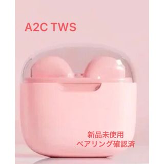 A2C ワイヤレスイヤホン　ピンク(ヘッドフォン/イヤフォン)