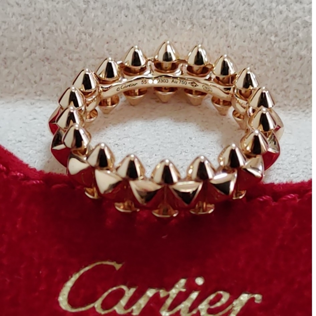 Cartier(カルティエ)のCartier　クラッシュ　ドゥ　カルティエ　リング　MM　#55 レディースのアクセサリー(リング(指輪))の商品写真