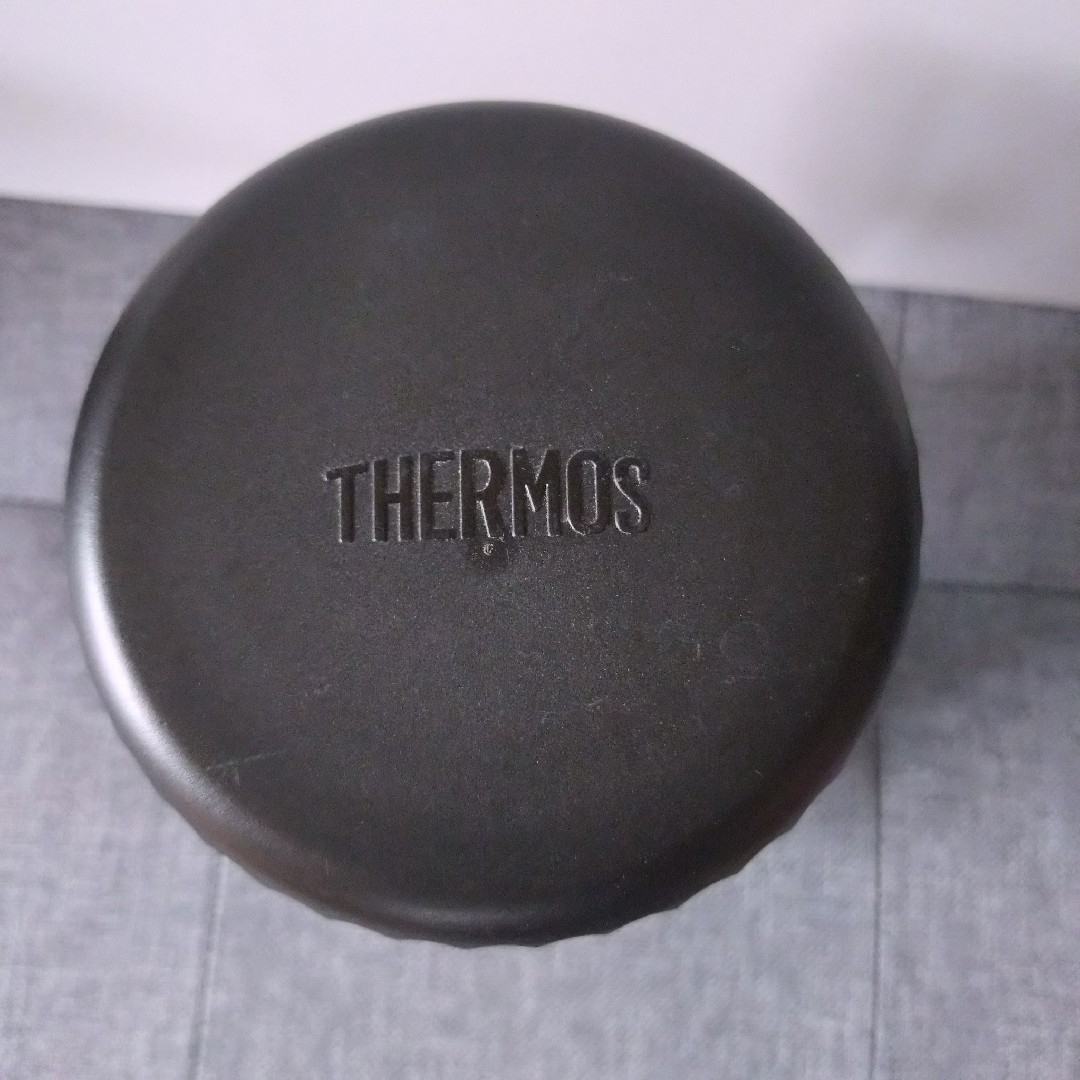 THERMOS(サーモス)の真空断熱フードコンテナー 0.38L ブラック インテリア/住まい/日用品のキッチン/食器(弁当用品)の商品写真