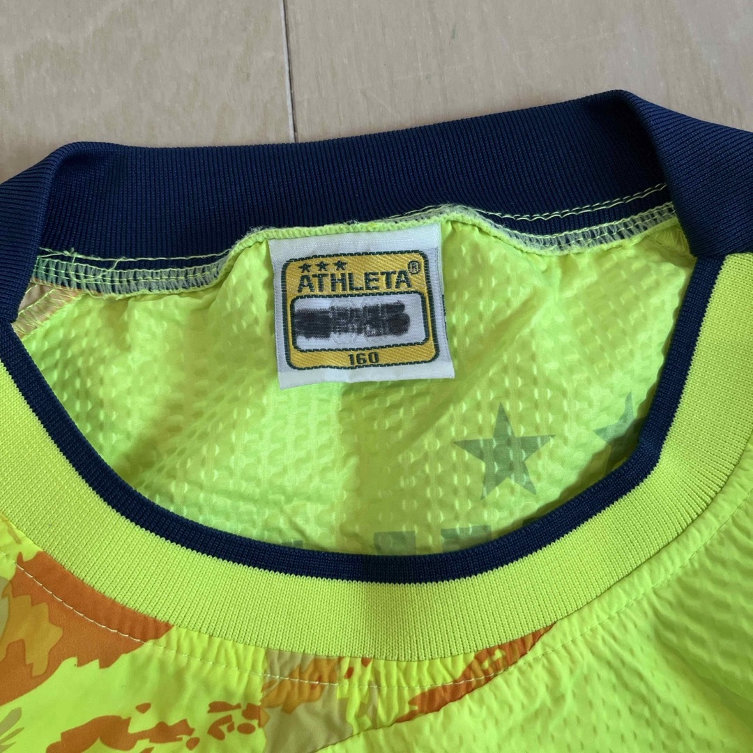 ATHLETA(アスレタ)のBEACH様専用　　ATHLET アスレタ ピステ　セットアップ　薄手のタイプ スポーツ/アウトドアのサッカー/フットサル(ウェア)の商品写真