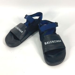 Balenciaga - バレンシアガ BALENCIAGA ベルクロストラップサンダル 506348 靴 シューズ バイカラー サンダル レザー ブラック