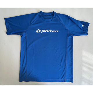 ファイテンphiten ティシャツ ブルー　2点(Tシャツ/カットソー(半袖/袖なし))
