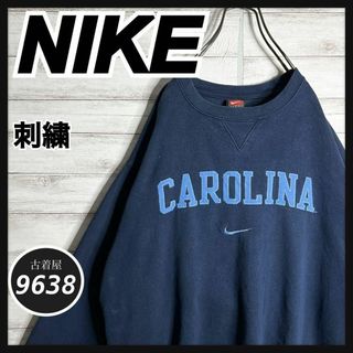 ナイキ(NIKE)の【入手困難!!】ナイキ ✈︎刺繍 Carolina ゆるだぼ 裏起毛 肉厚(スウェット)