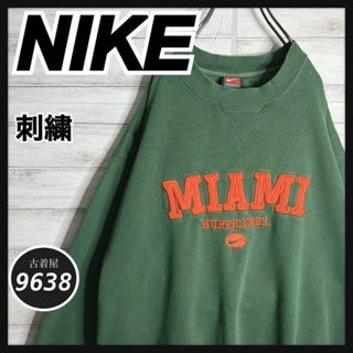 ナイキ(NIKE)の【入手困難!!】ナイキ ✈︎刺繍 アーチロゴ マイアミハリケーンズ ゆるだぼ(スウェット)