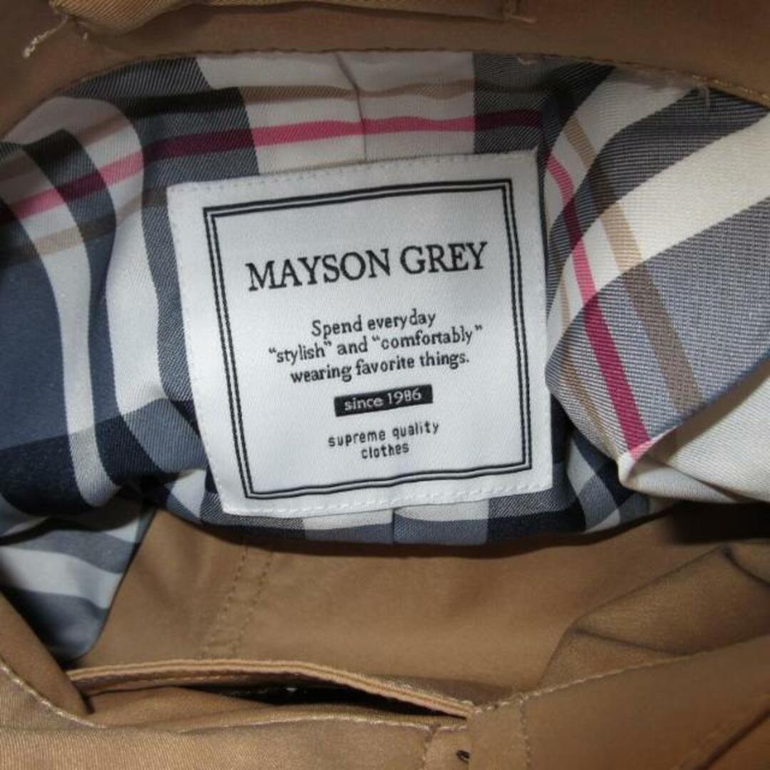 MAYSON GREY(メイソングレイ)のメイソングレイ トレンチコート ジャケット ベージュ 約M ■GY31 レディースのジャケット/アウター(トレンチコート)の商品写真