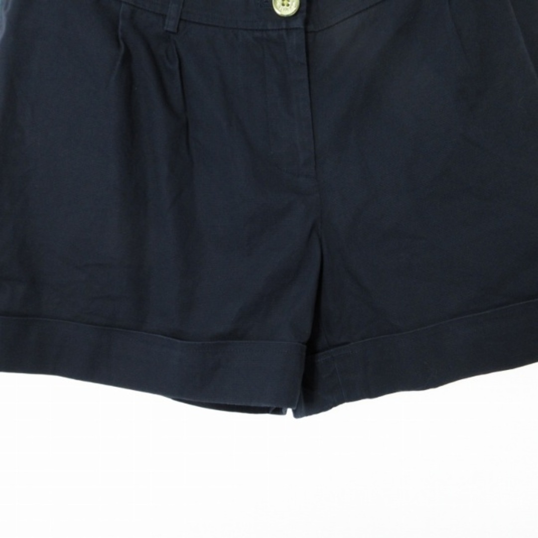 ケイトスペード ショートパンツ ハーフパンツ ショーツ 紺 約M ■GY31 レディースのパンツ(ショートパンツ)の商品写真