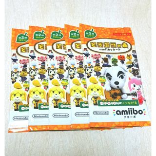 ニンテンドウ(任天堂)のあつまれどうぶつの森 amiiboカード 第2弾×5パック(カード)