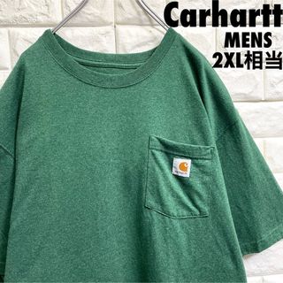 カーハート(carhartt)の美品　カーハート　半袖Tシャツ　メンズ2XLサイズ相当(Tシャツ/カットソー(半袖/袖なし))