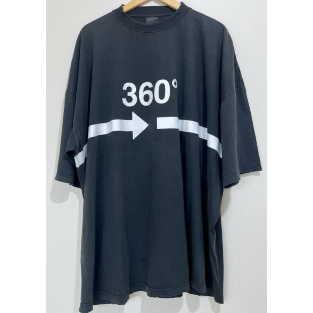BALENCIAGA - BALENCIAGA (バレンシアガ) 720501 22AW TUBULAR ダメージ加工 半袖Tシャツ【A31370-007】