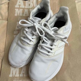 adidas - adidas  白　ランニングシューズ　23.0㎝