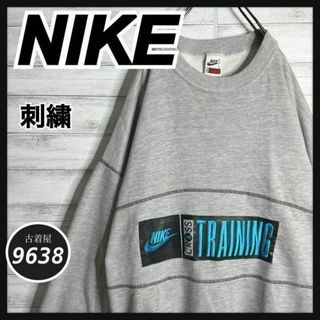 ナイキ(NIKE)の【入手困難!!】ナイキ ✈︎刺繍ロゴ ポルトガル製 白タグ ゆるだぼ 裏起毛(スウェット)