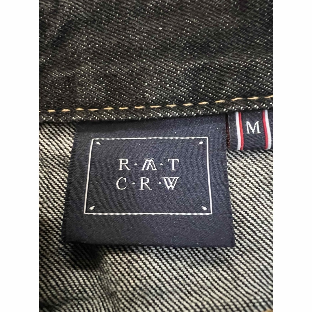 ROMANTIC CROWN 1992 RAW HEM JEANS_BLACK メンズのパンツ(デニム/ジーンズ)の商品写真