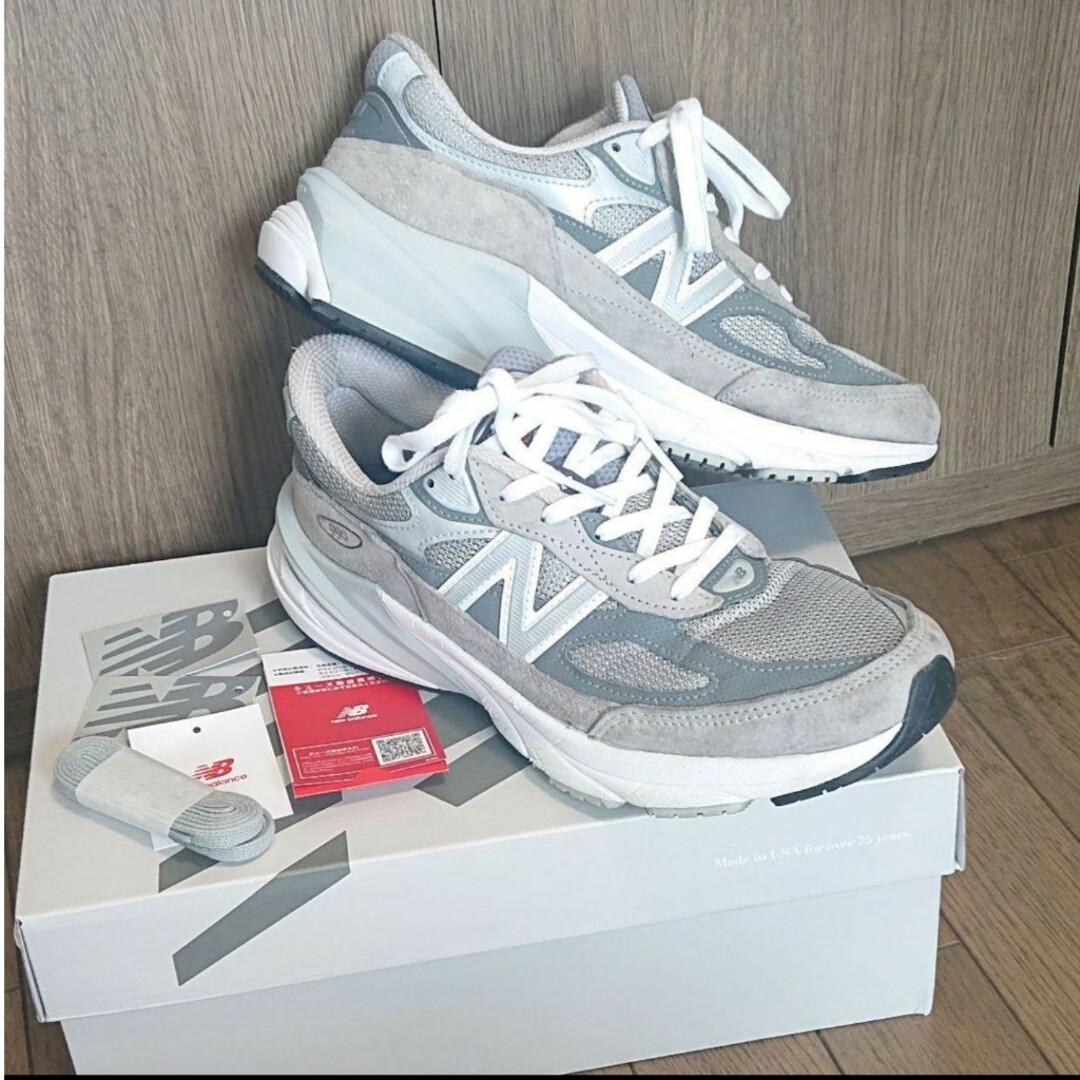 New Balance(ニューバランス)のニューバランス 990 v6 グレー 26.5cm アメリカ製 メンズの靴/シューズ(スニーカー)の商品写真