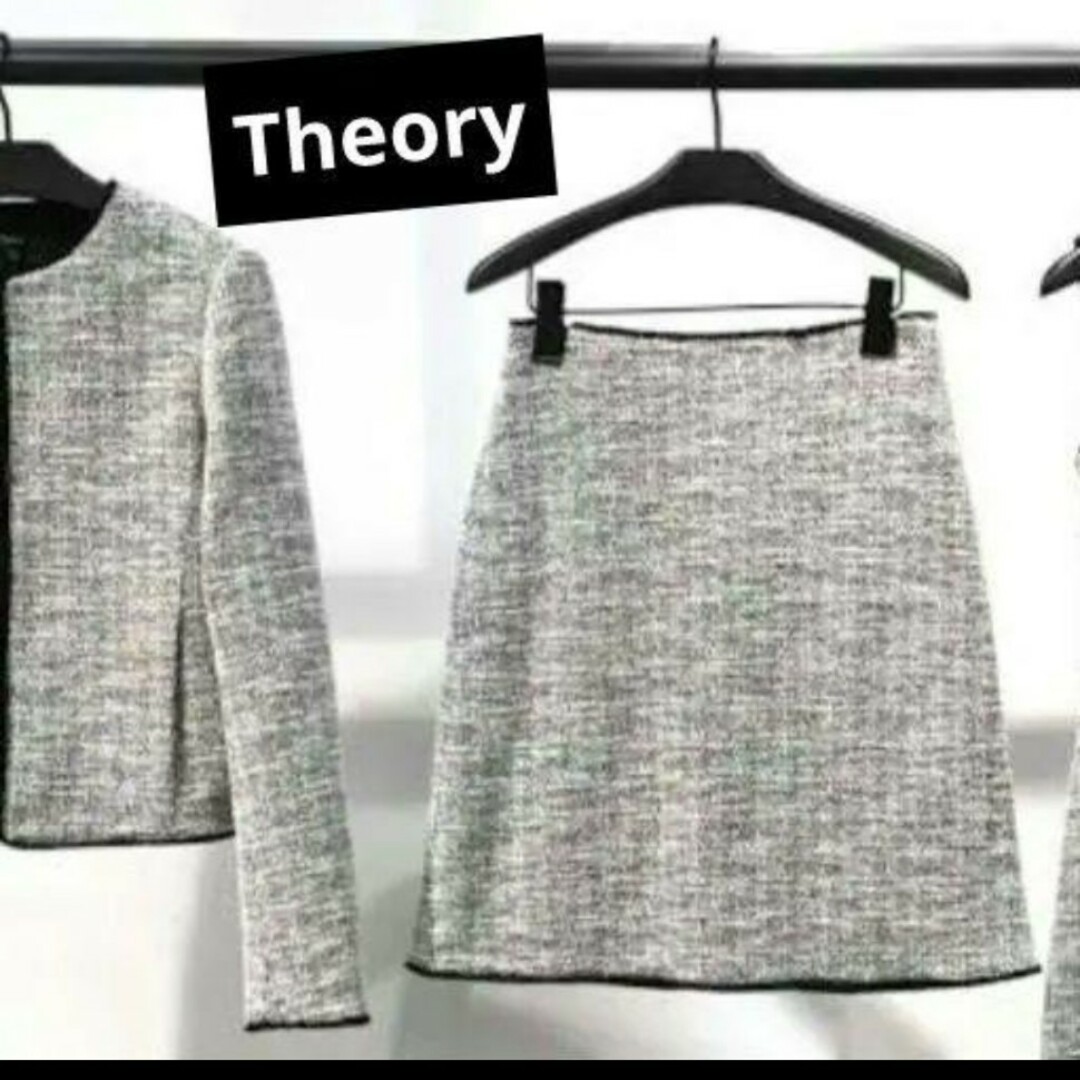 theory(セオリー)の【Theory☆セオリー】ツイード スカート サイズ00 レディースのスカート(ミニスカート)の商品写真