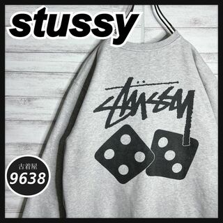 STUSSY - 【入手困難!!】ステューシー ✈︎バックプリント ダイス 紺タグ ゆるだぼ