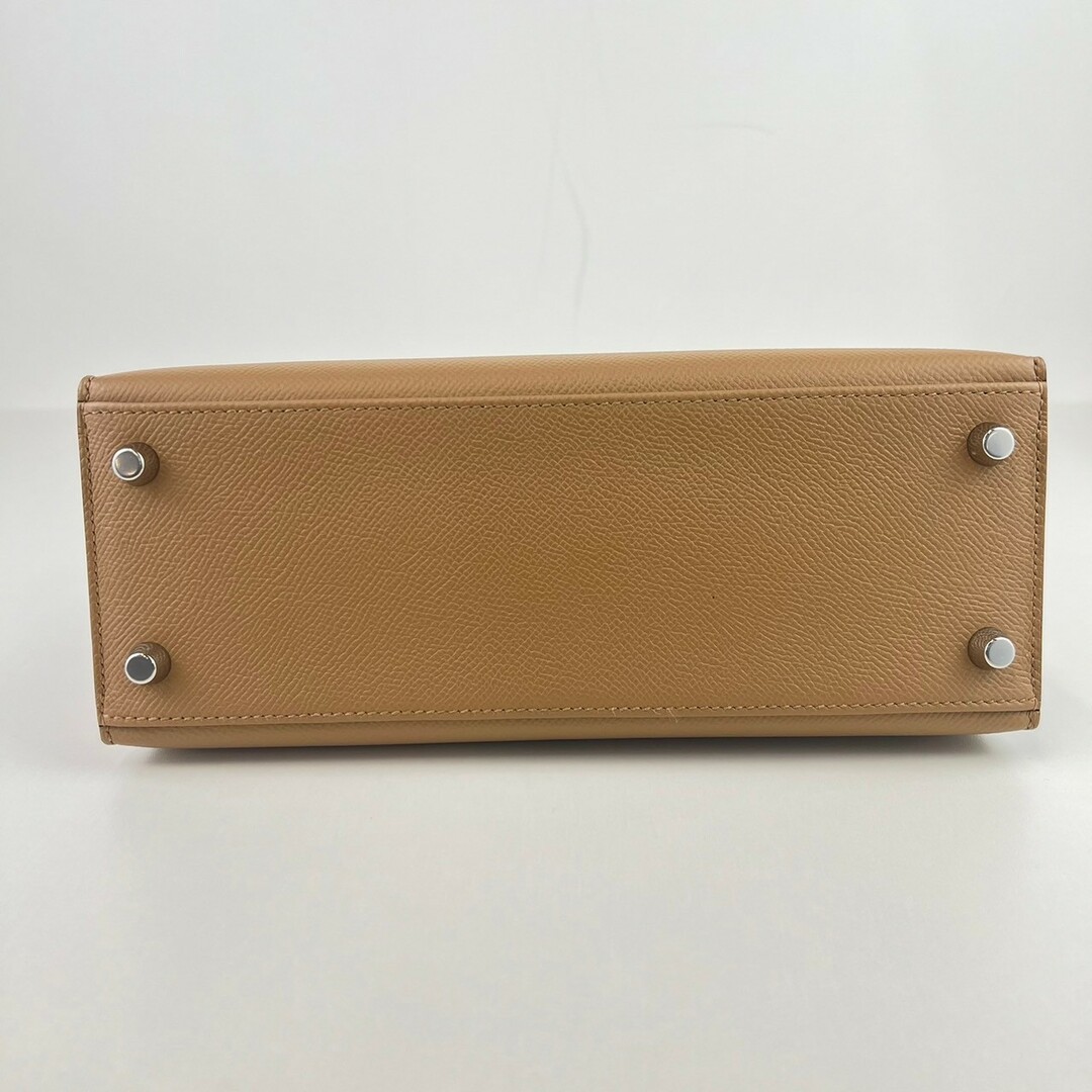 Hermes(エルメス)の新品未使用 HERMES エルメス Kelly25 tricolore ケリー25 トリコロール Chai/Lime/Mauve sylvester チャイ/ライム/モーヴシルベストル Epsom エプソン PHW シルバー金具 B刻 2wayバッグ ショルダーバッグ レディースのバッグ(ショルダーバッグ)の商品写真